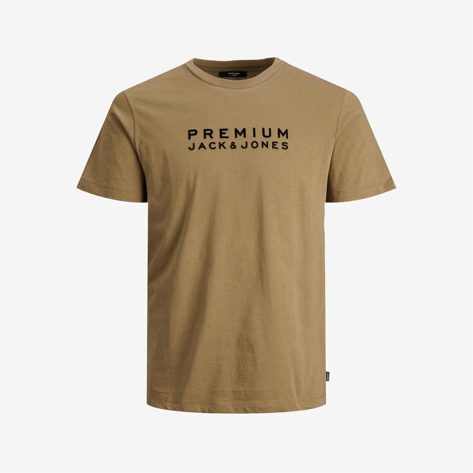 Jack & Jones Autumn SS Crew Neck Erkek Haki T-Shirt