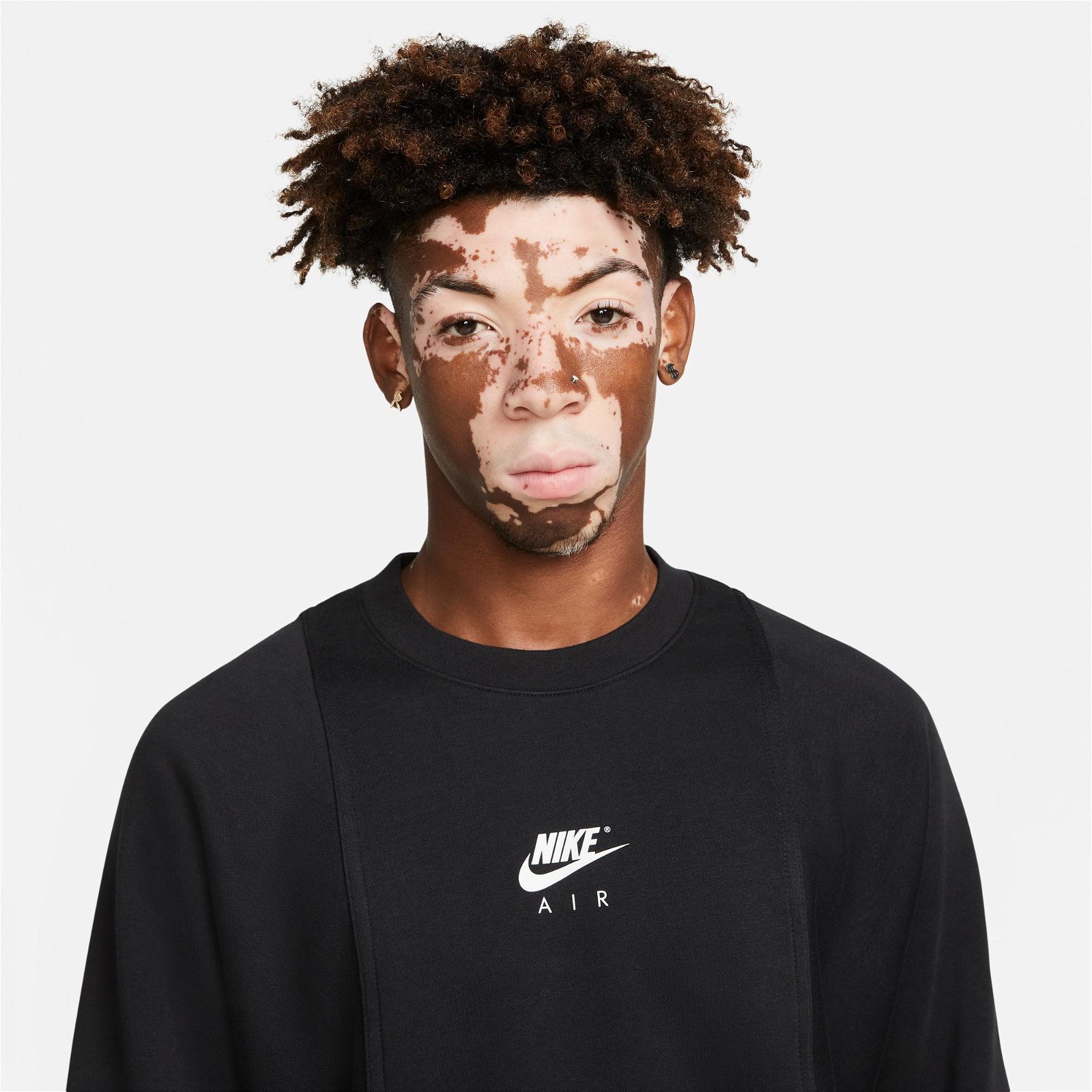 Nike Sportswear Air BBC Crew Erkek Siyah Sweatshirt