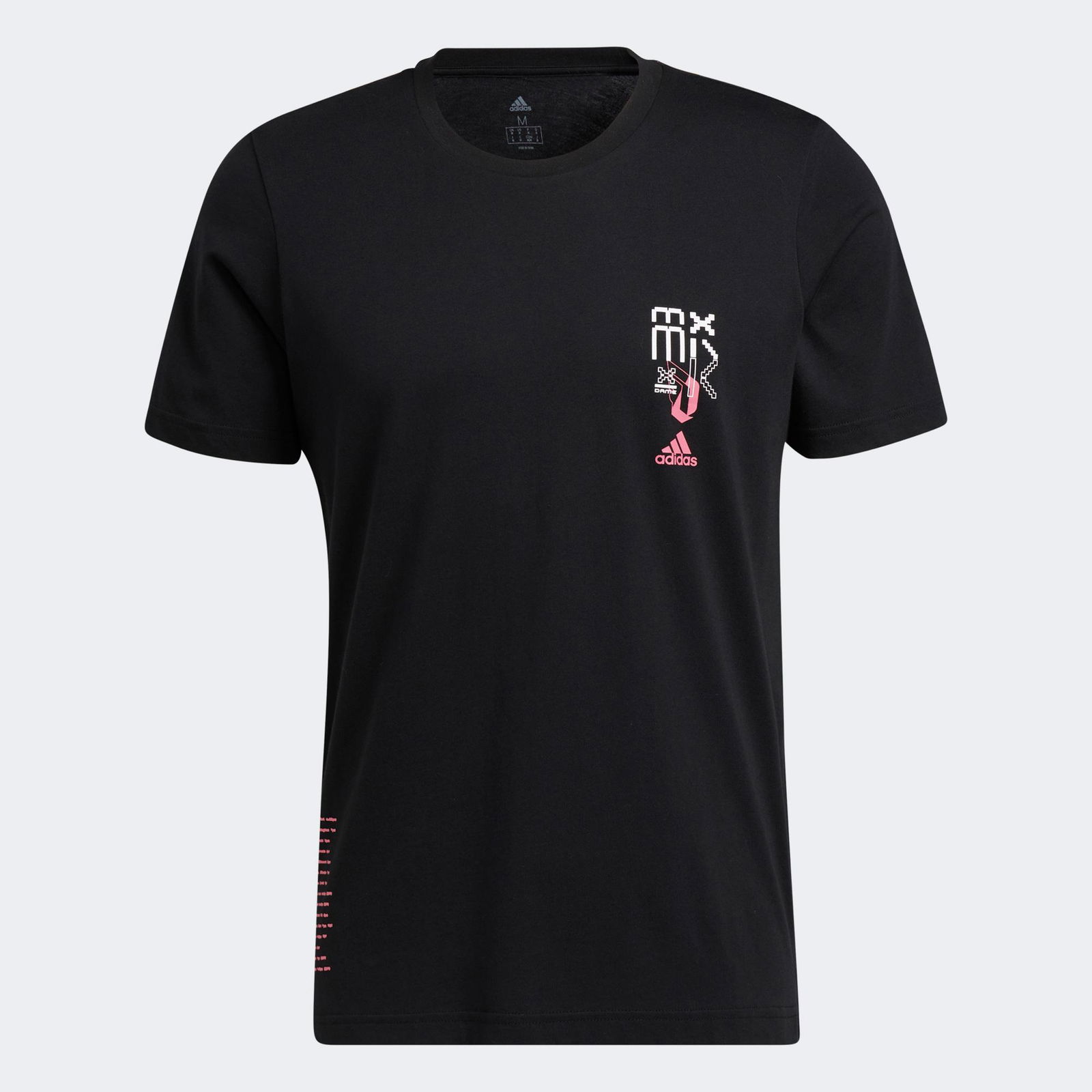 adidas Dame 7 Ep Baskılı Erkek Siyah T-shirt