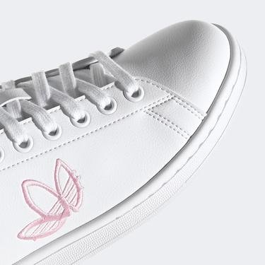  adidas Stan Smith Nakışlı Kadın Beyaz Spor Ayakkabı