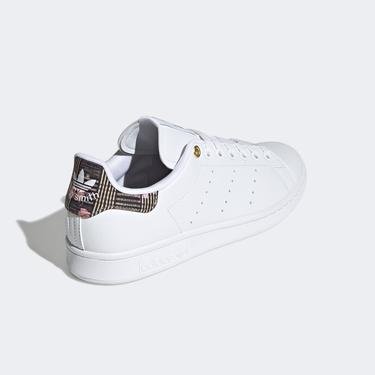  adidas Stan Smith Ekoseli Kadın Beyaz Spor Ayakkabı