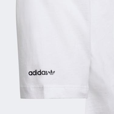 adidas Cropped Çocuk Beyaz T-shirt