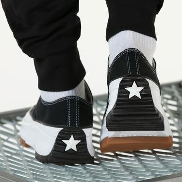  Converse Run Star Hike Unisex Siyah Platformlu Sneaker