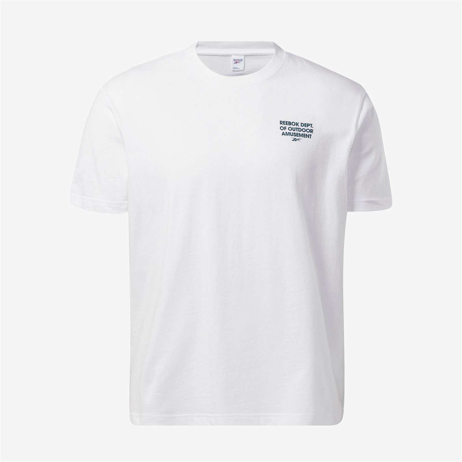 Reebok CL Camping Graphic Unisex Beyaz T-Shirt
