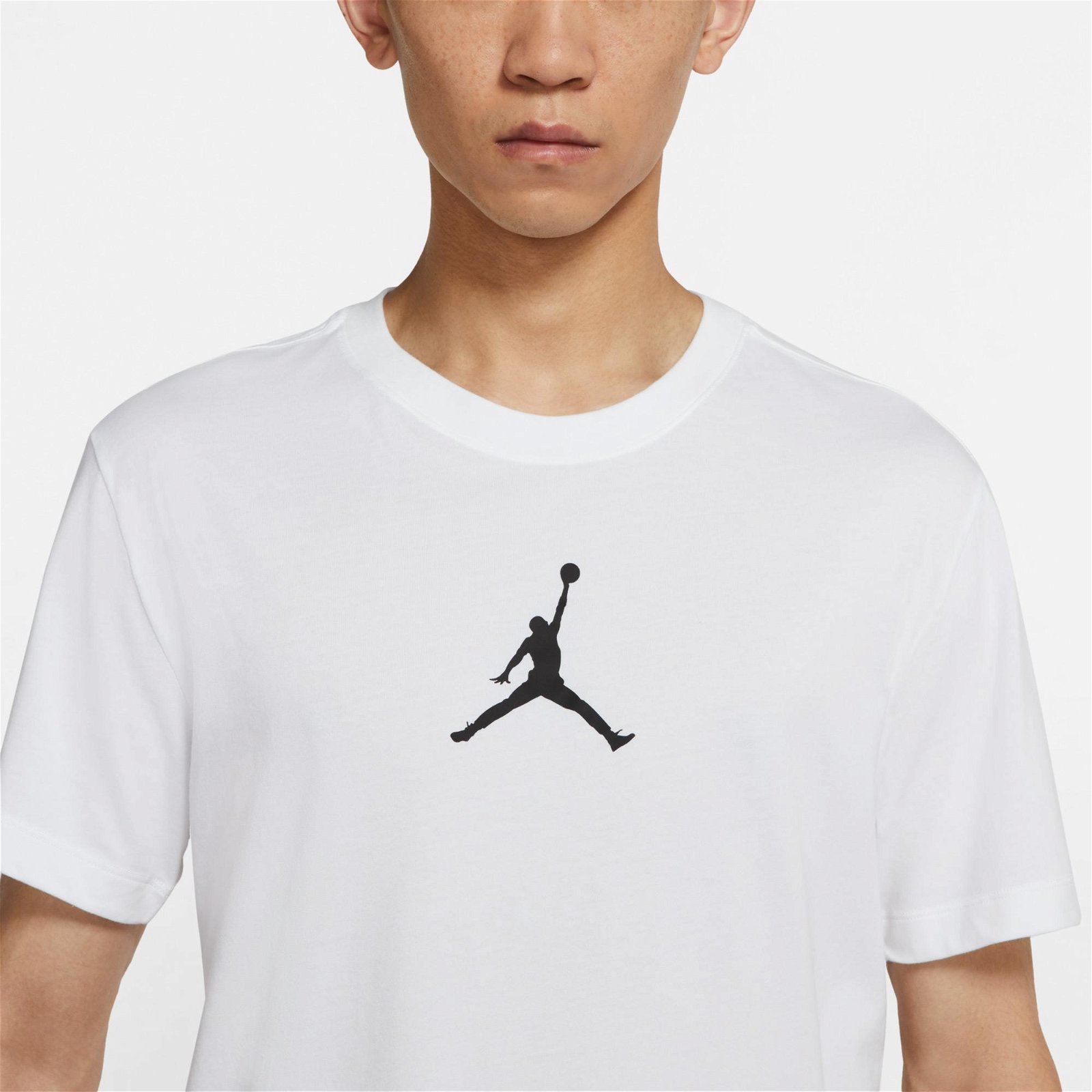 Jordan Jumpman Dri-Fit Crew Erkek Beyaz T-Shirt