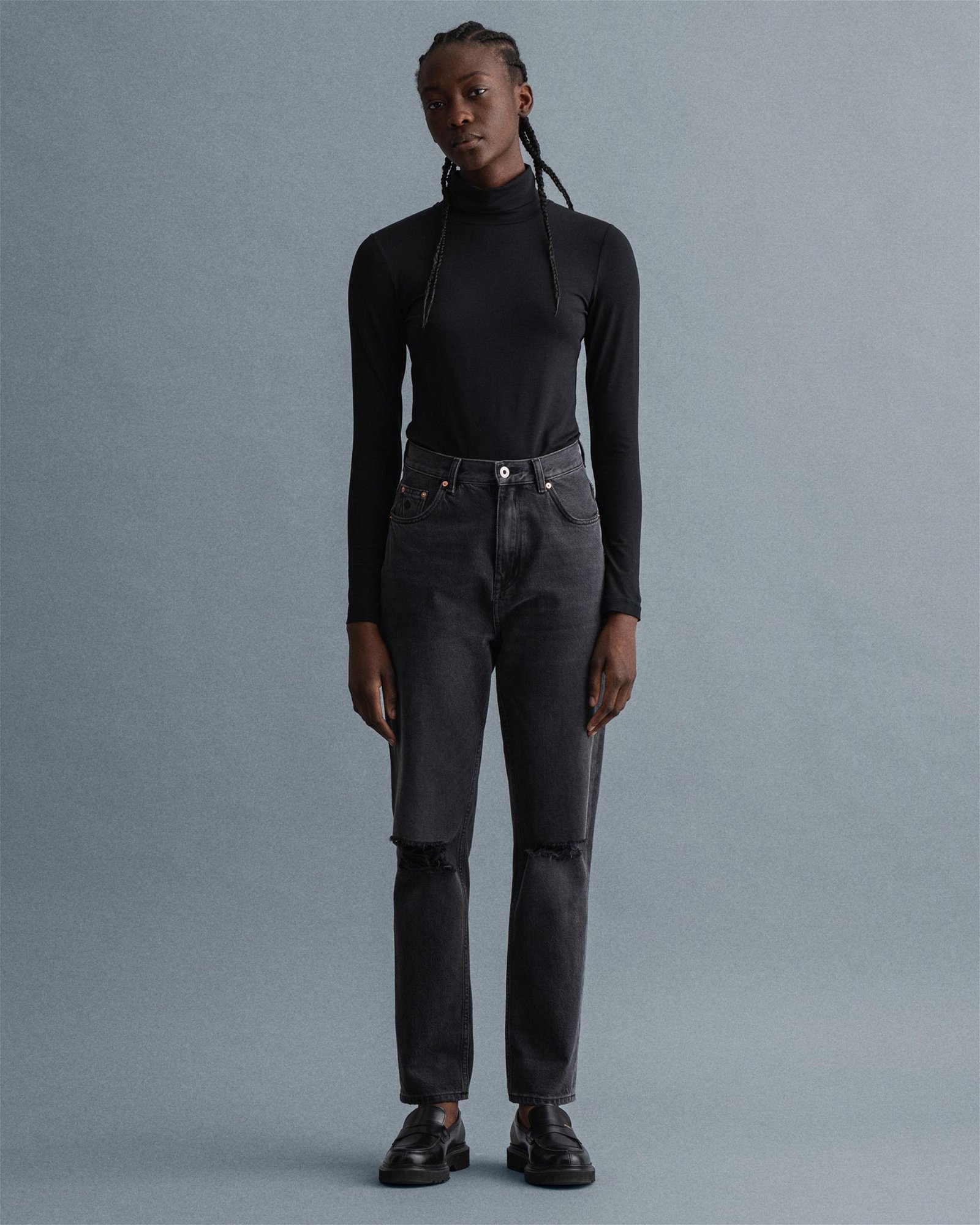Gant Kadın Siyah Jean Pantolon