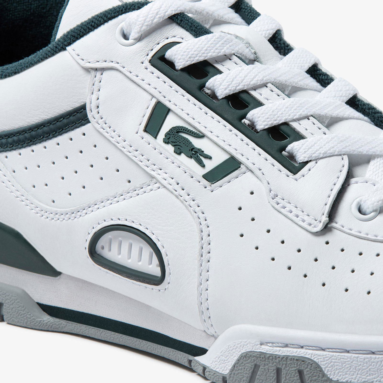 Lacoste M89 Og 0121 1 Sma Erkek Deri Beyaz - Yeşil Sneaker