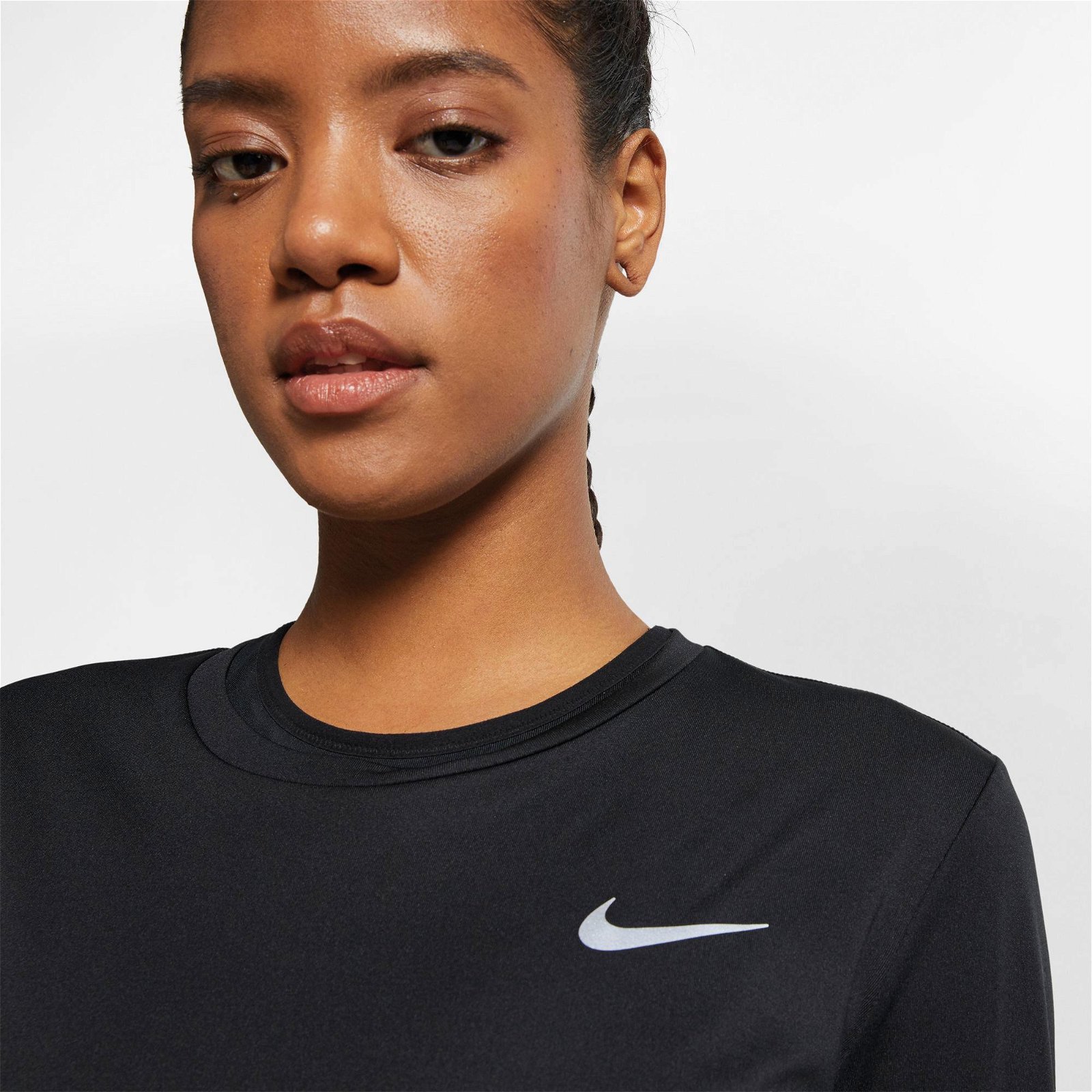 Nike Miler Top Kadın Siyah T-Shirt