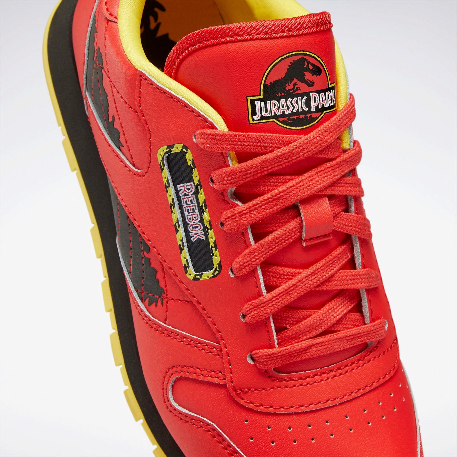 Reebok Jurassic Park CL Leather Kadın Kırmızı Spor Ayakkabı