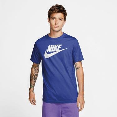  Nike Sportswear Icon Futura Erkek Mavi T-Shirt