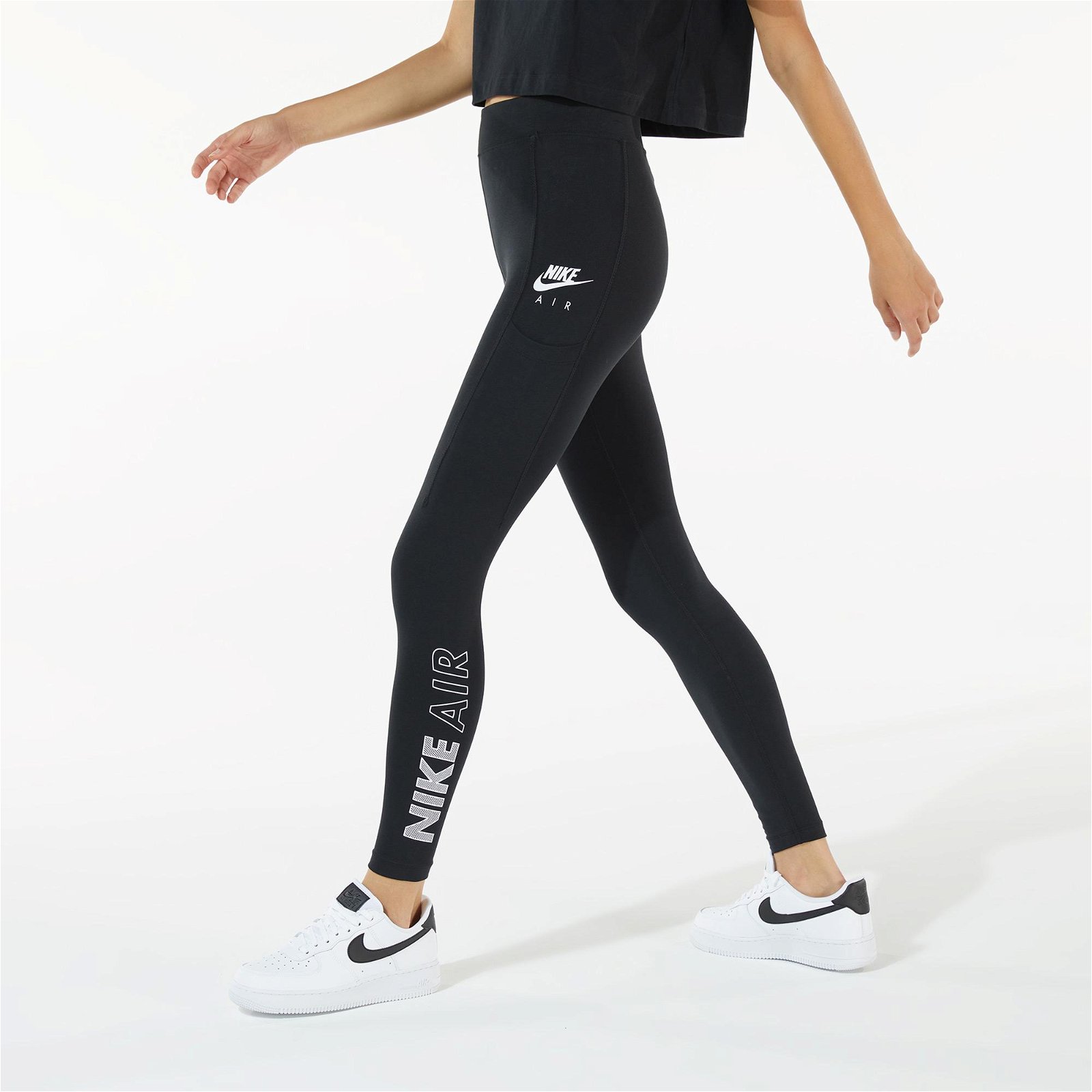 Nike Sportswear Essential Air Legging Hr Kadın Siyah Tayt
