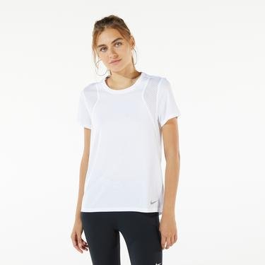  Nike Run Kadın Beyaz T-Shirt