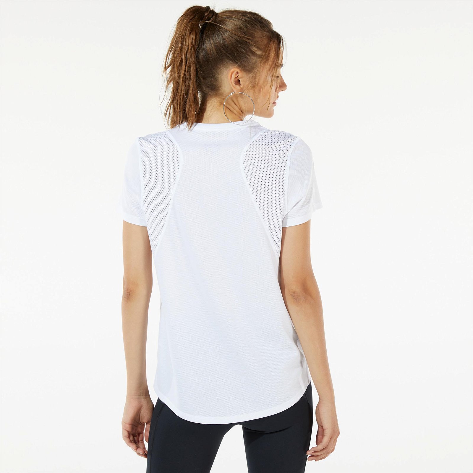 Nike Run Kadın Beyaz T-Shirt