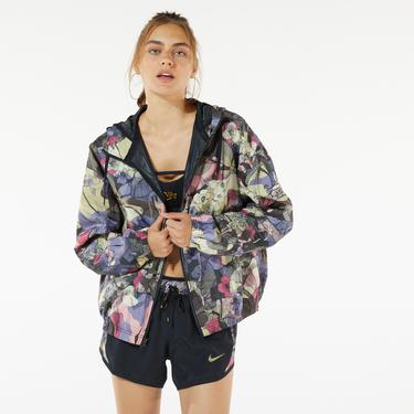  Nike Sportswear Femme Woven Kadın Siyah/Gri/Gümüş Ceket