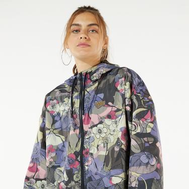  Nike Sportswear Femme Woven Kadın Siyah/Gri/Gümüş Ceket