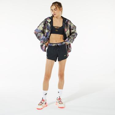  Nike Sportswear Femme Woven Kadın Siyah/Gri/Gümüş Ceket