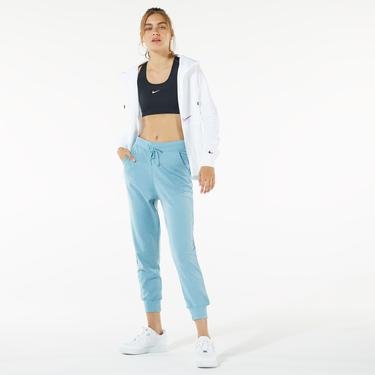  Nike French Try Fleece 7/8 Kadın Mavi Eşofman Altı