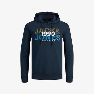  Jack & Jones Jcofade Ls Fst Erkek Lacivert Sweatshirt