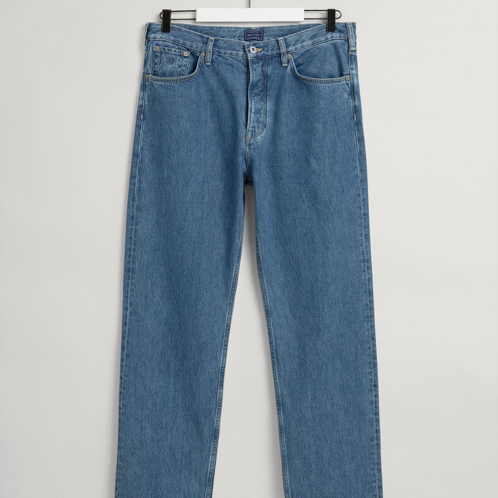 Gant Erkek Mavi Relaxed Fit Jean Pantolon