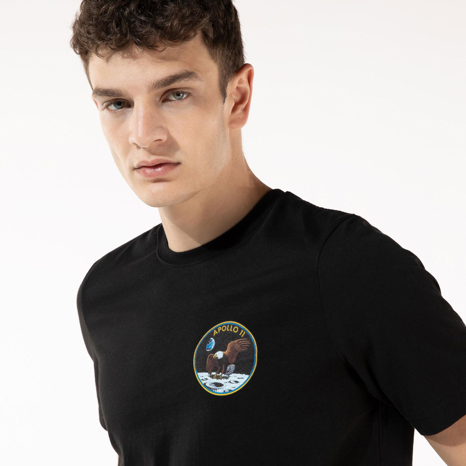 Alpha Industries Apollo Unisex Siyah T-Shirt