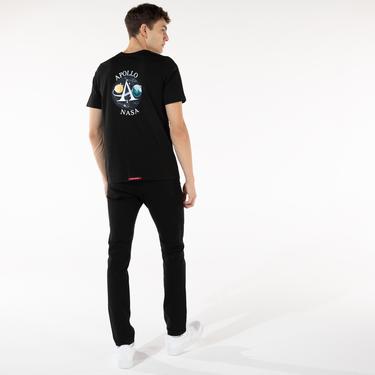  Alpha Industries Apollo Unisex Siyah T-Shirt