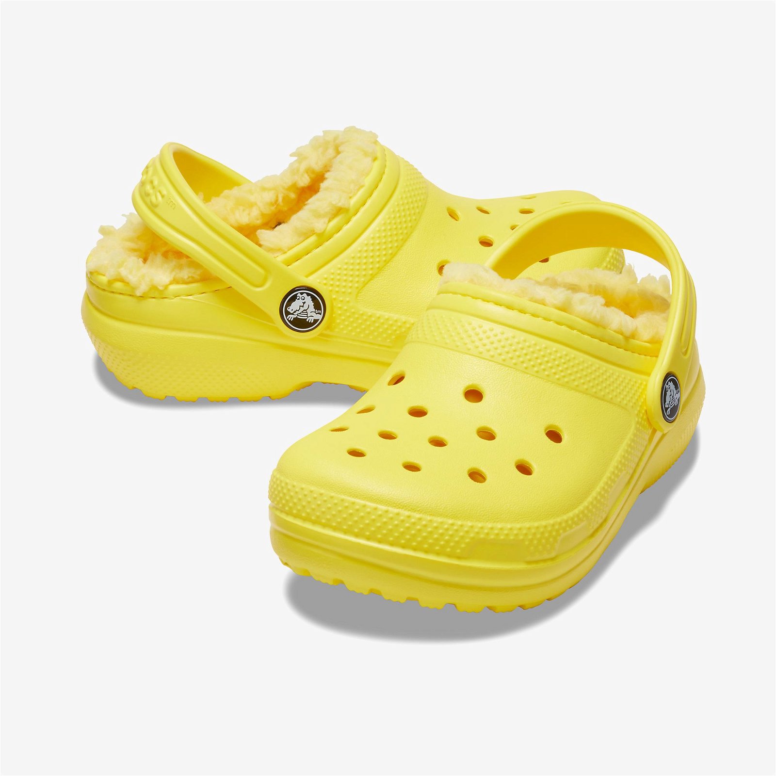 Crocs Classic Lined Clog Çocuk Sarı Terlik