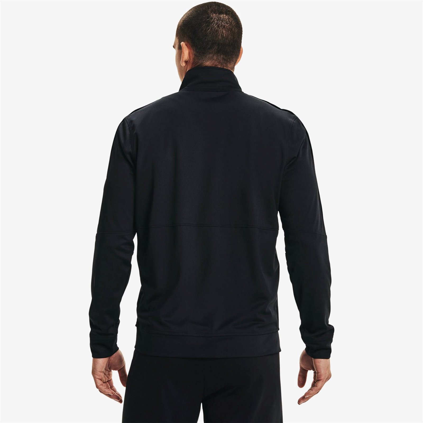 Under Armour Pique Track Jacket Erkek Siyah Sweatshirt