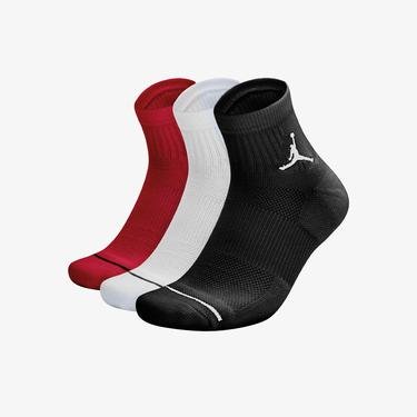  Jordan Everyday 3'lü Unisex Üç Renkli Çorap