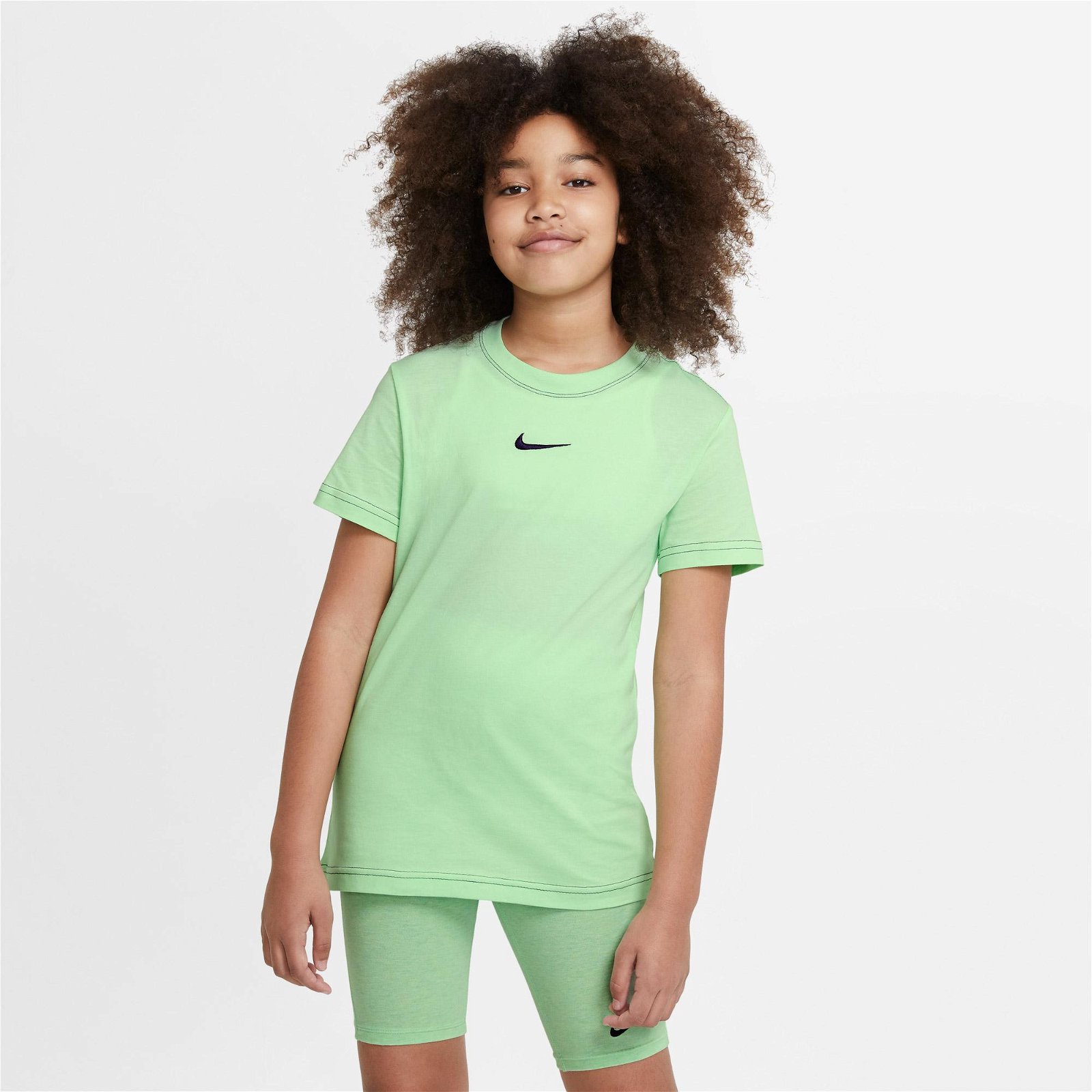 Nike Sportswear Essential Çocuk Yeşil T-Shirt