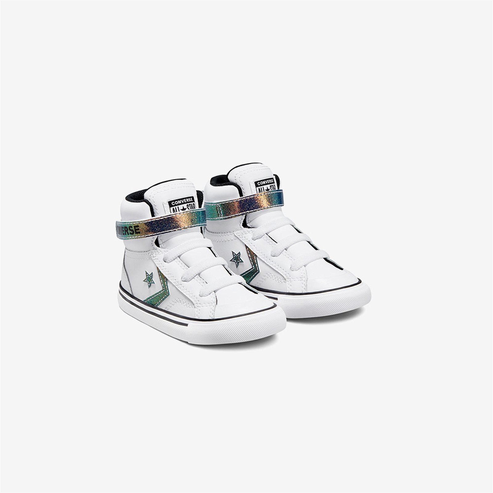 Converse Pro Blaze Hi Bantlı Çocuk Beyaz Sneaker
