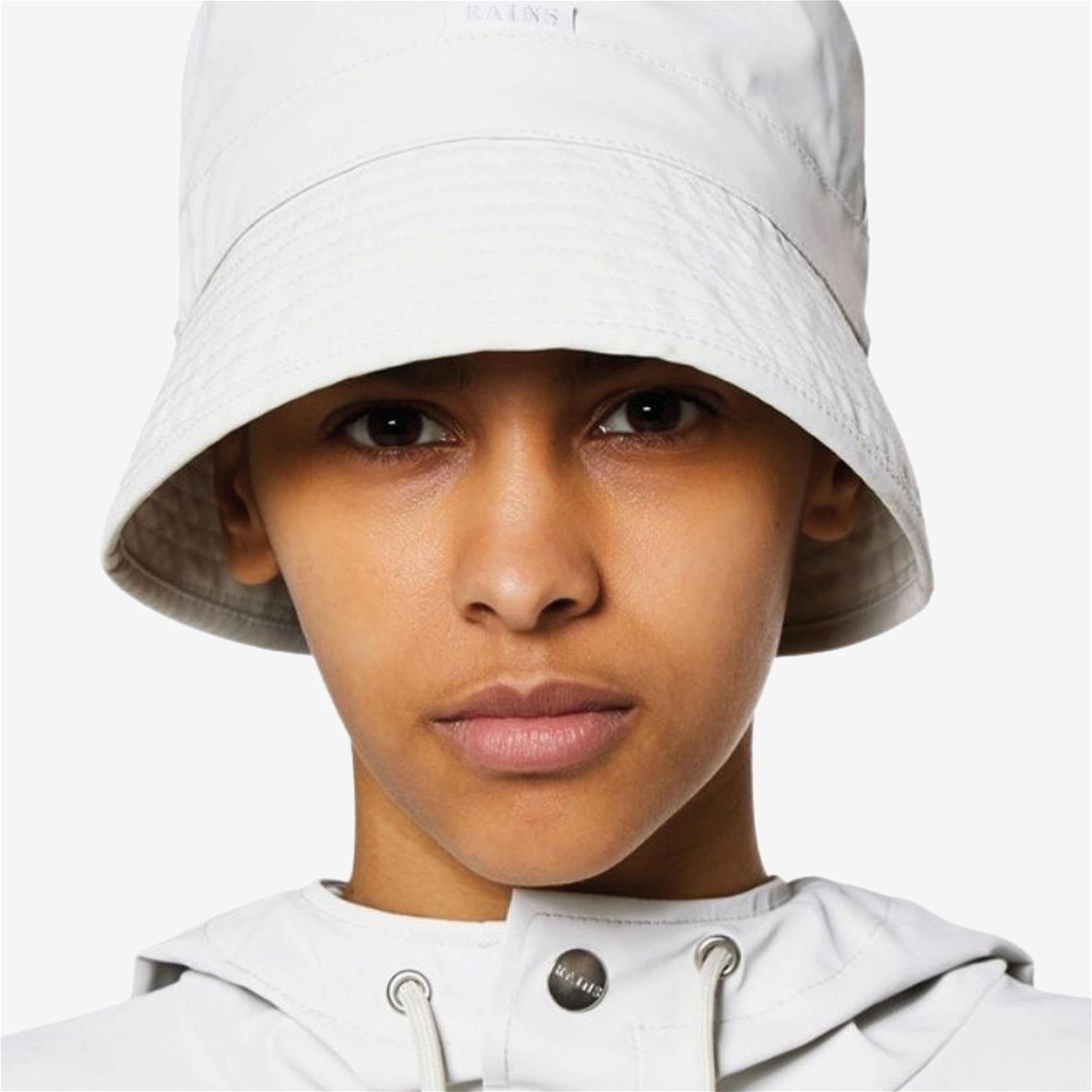 Rains Bucket Hat Off White Unisex Krem Rengi Şapka