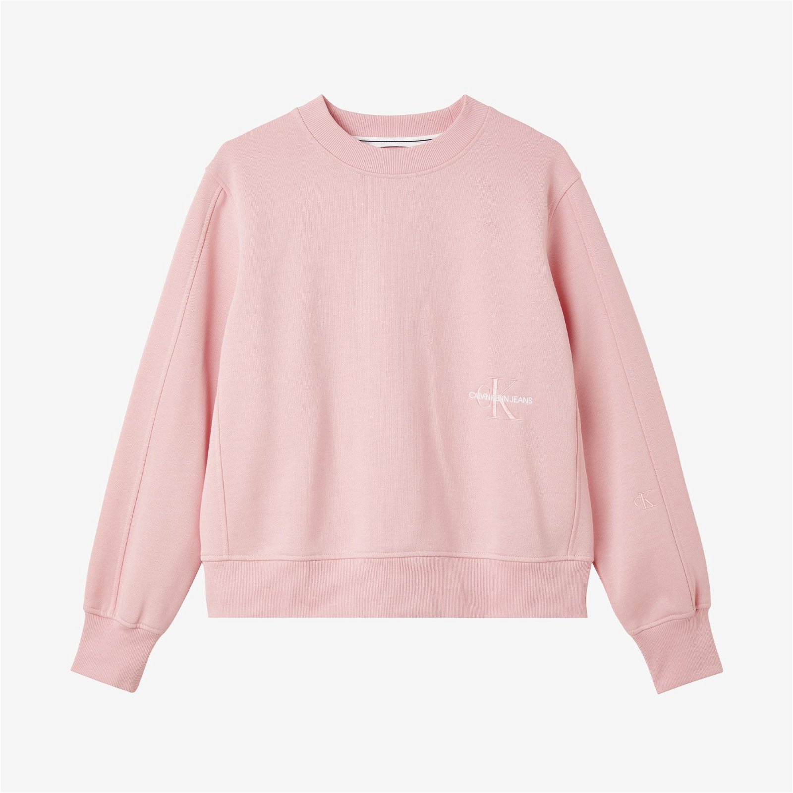 Calvin Klein Jeans Iconic Essentials+ Kadın Pembe Sweatshirt