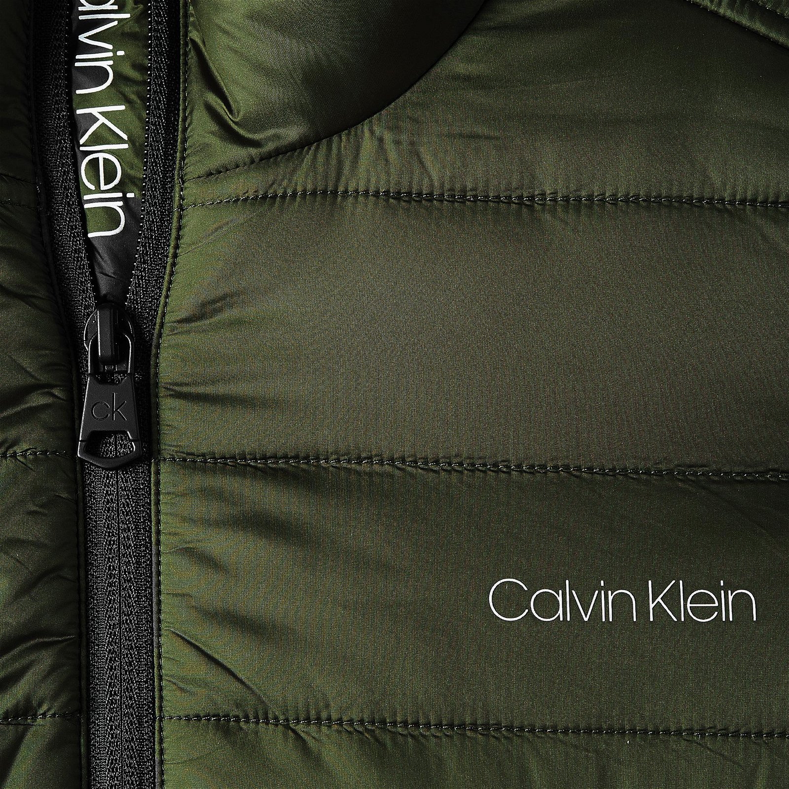 Calvin Klein Essentials Erkek Yeşil Yelek