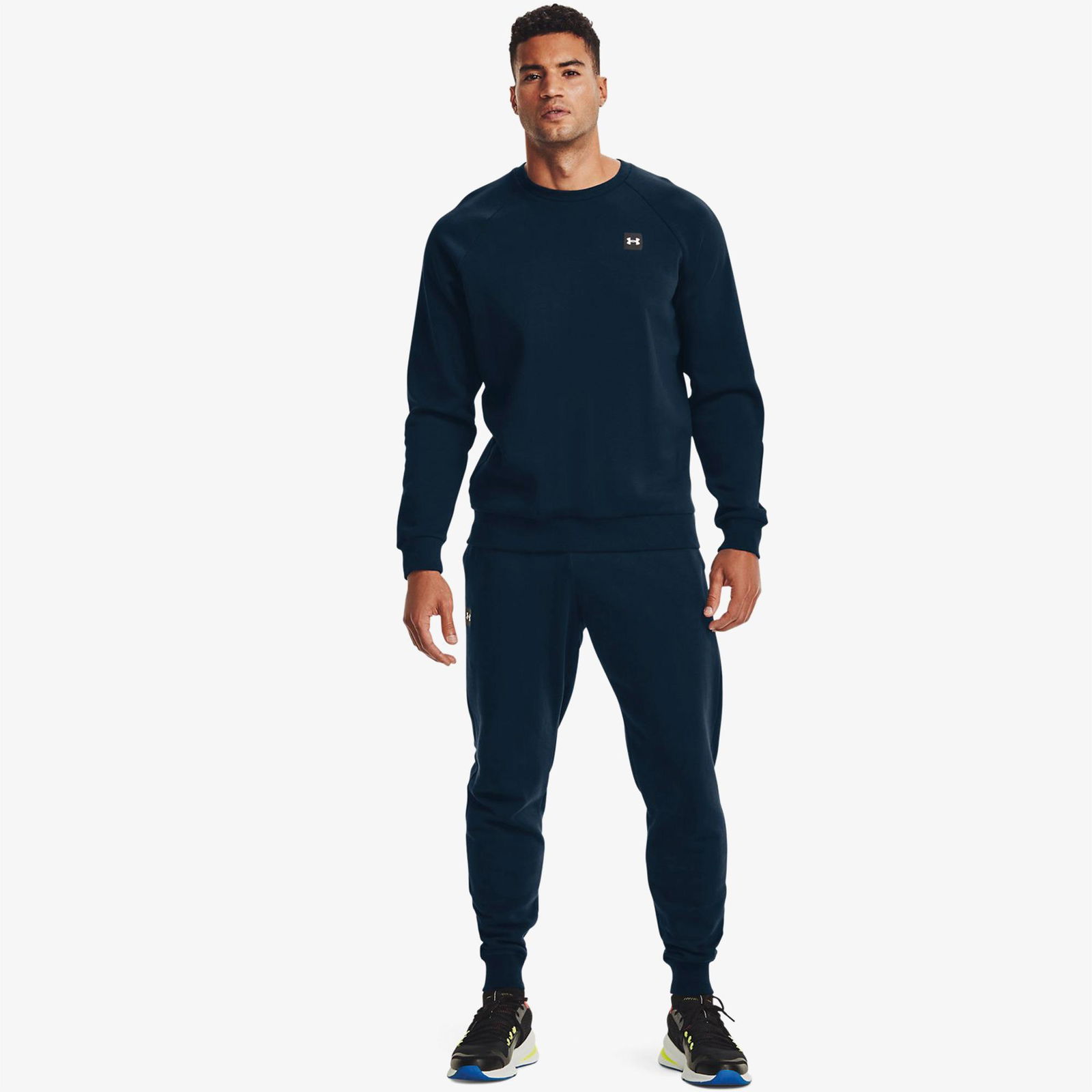 Under Armour Rival Fleece Joggers Erkek Lacivert Eşofman Altı