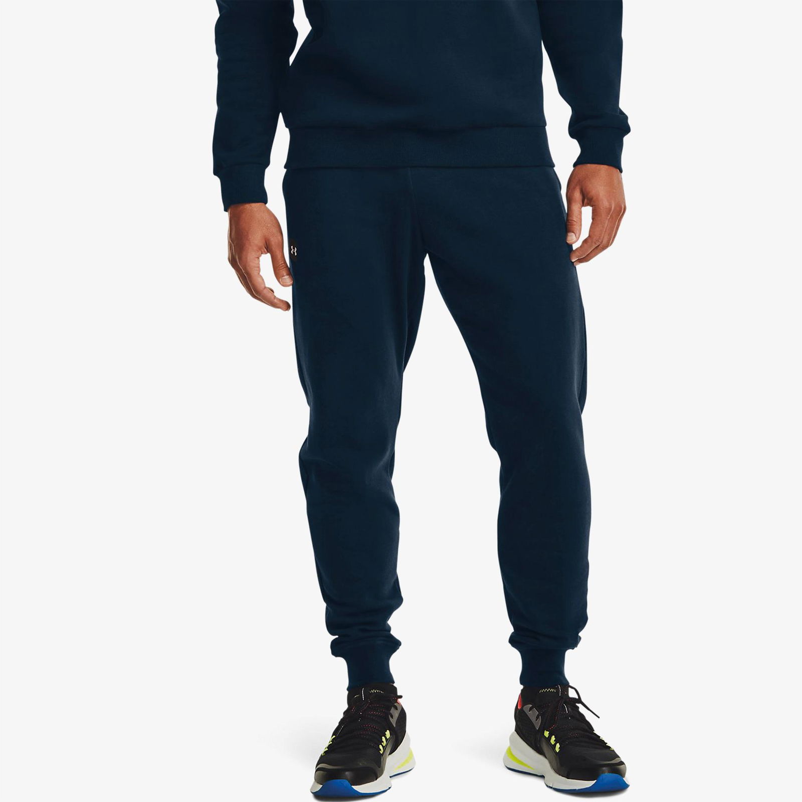 Under Armour Rival Fleece Joggers Erkek Lacivert Eşofman Altı