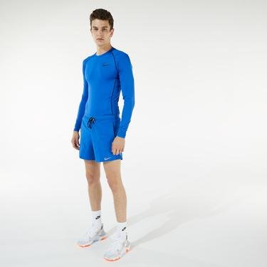 Nike Dri-Fitx Strd 2In1 5In Erkek Mavi Şort