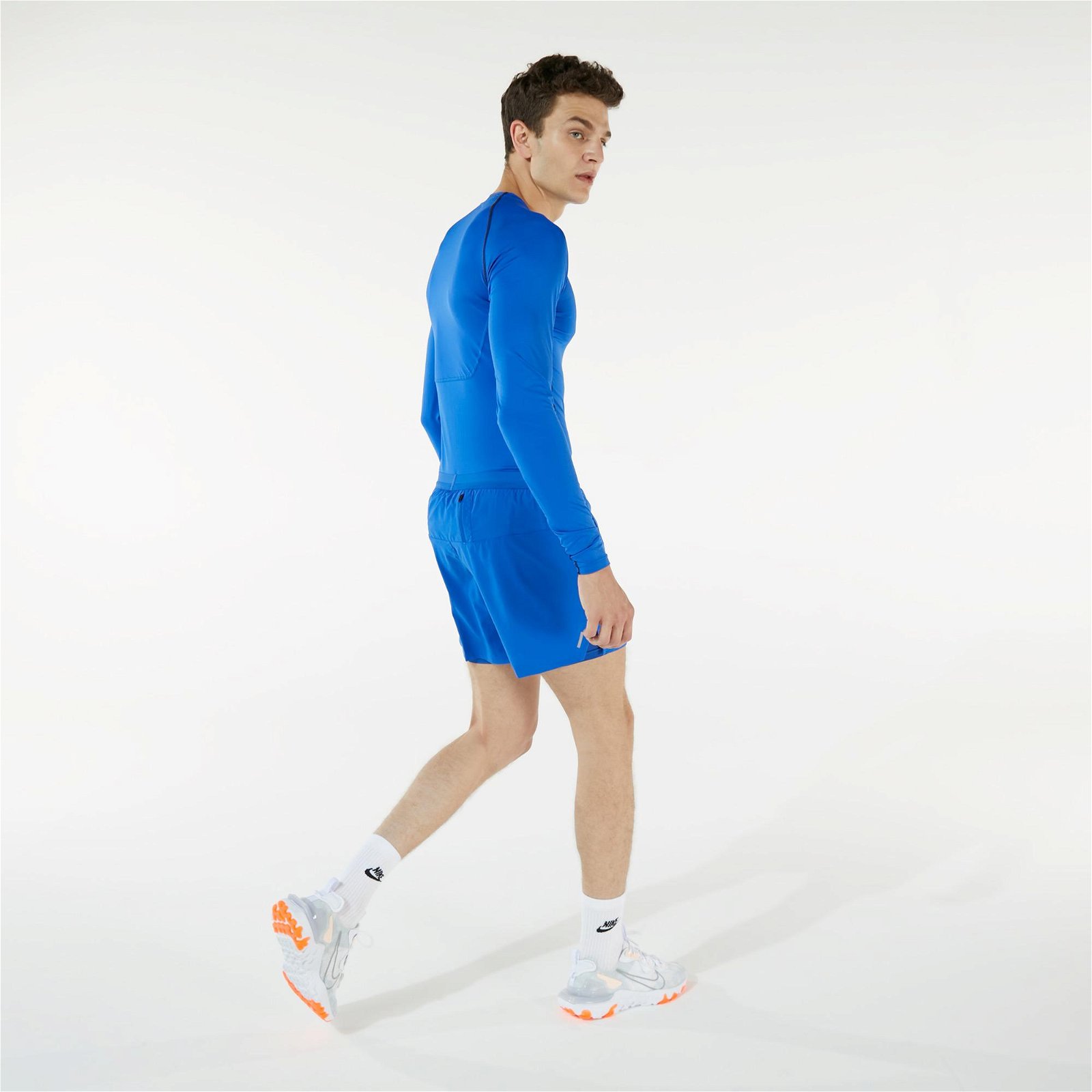 Nike Dri-Fitx Strd 2In1 5In Erkek Mavi Şort