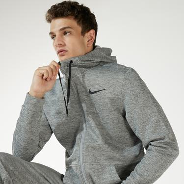  Nike TF HD FZ Erkek Gri Sweatshirt