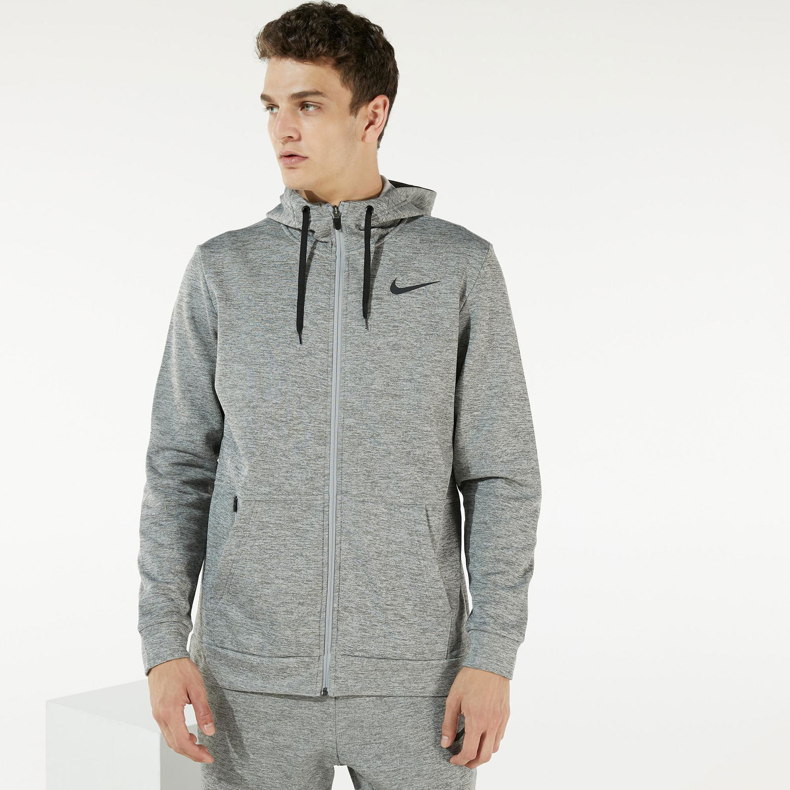 Nike TF HD FZ Erkek Gri Sweatshirt