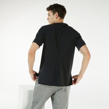  Nike Dri-Fit Yoga Erkek Siyah T-Shirt