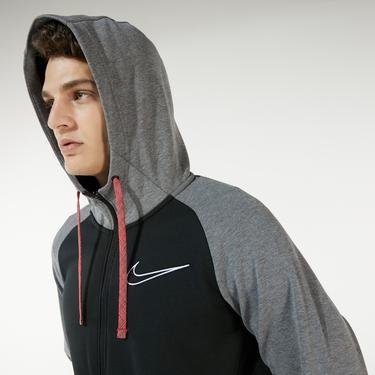  Nike TF HD FZ Nvlty Erkek Siyah Sweatshirt