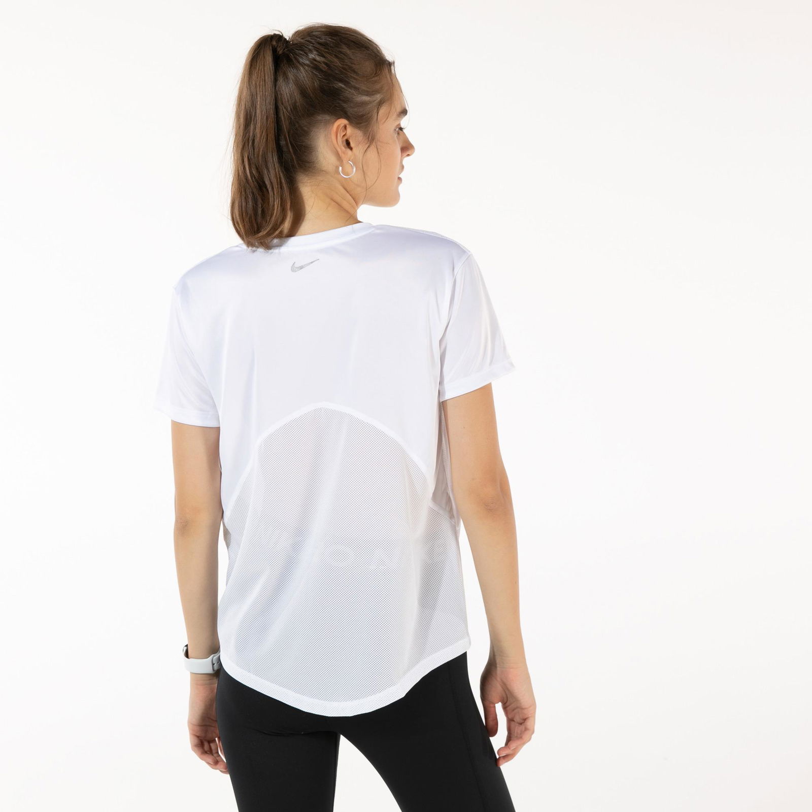 Nike Miler Top Kadın Beyaz T-Shirt
