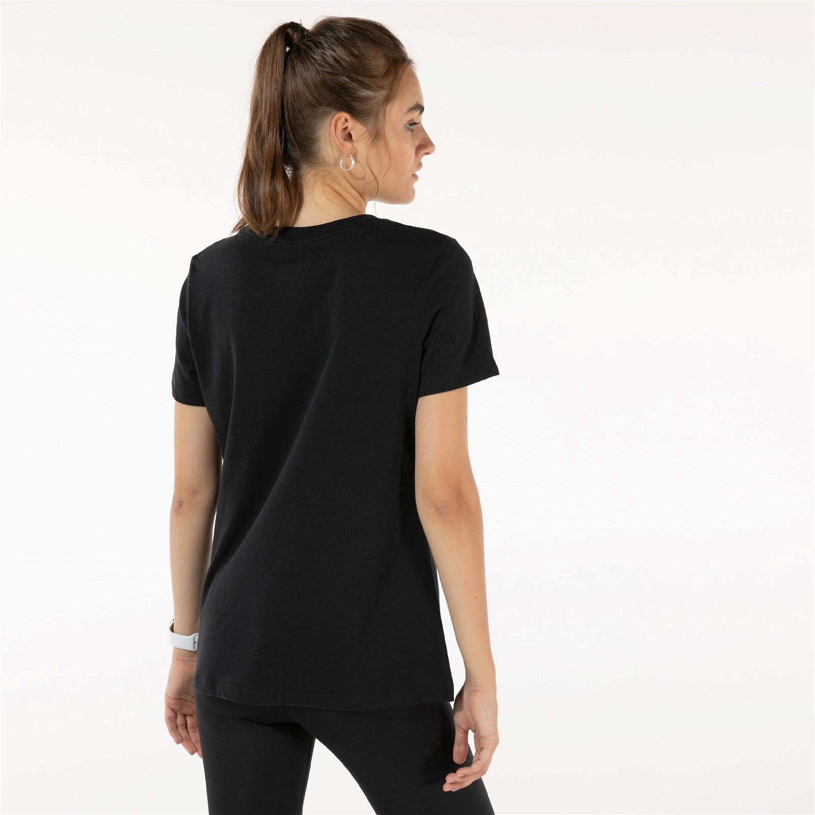 Nike Dry Dfc Crew Kadın Siyah T-Shirt