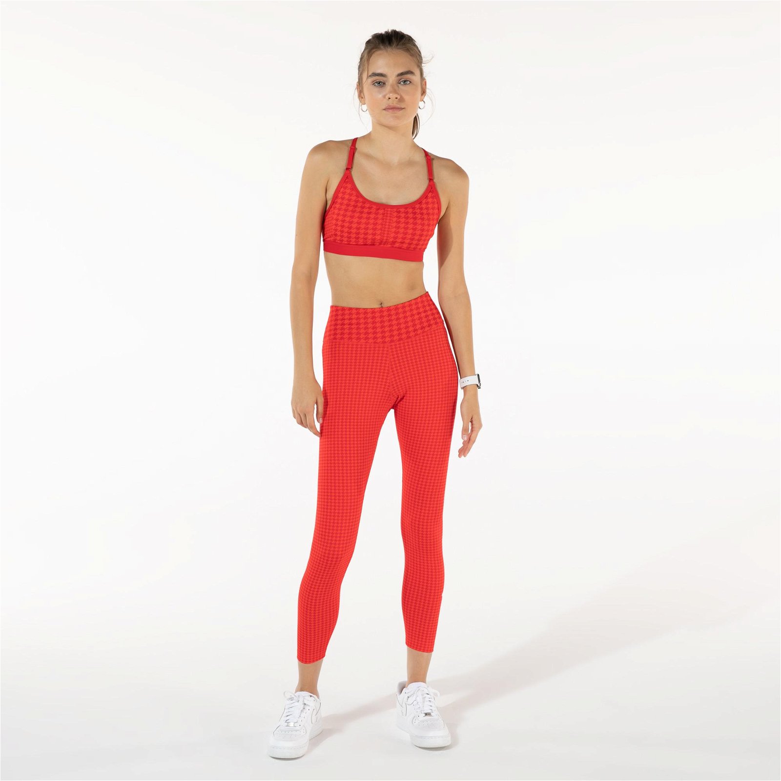 Nike Dri-Fit Indy Icnclsh Kadın Kırmızı Bra