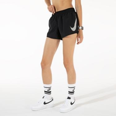  Nike Dri-Fit Icnclsh 10K Kadın Siyah Şort