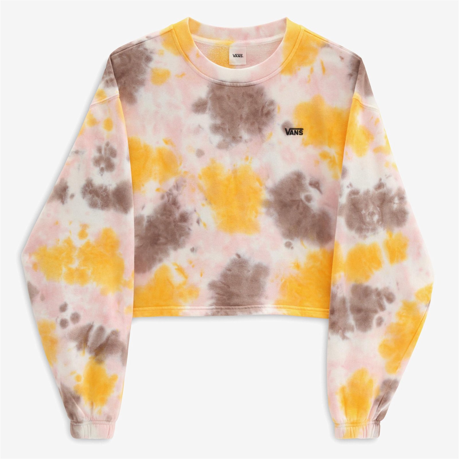 Vans WM Grunge Wash Crop Kadın Renkli Sweatshirt