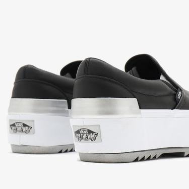 Vans UA Classic Slip-On Stacked Unisex Siyah Sneaker