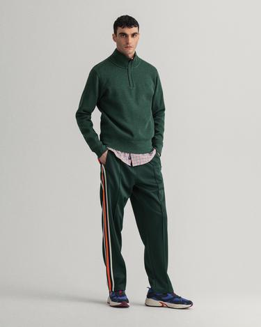  GANT Erkek Yeşil Regular Fit Yarım Fermuarlı Sweatshirt