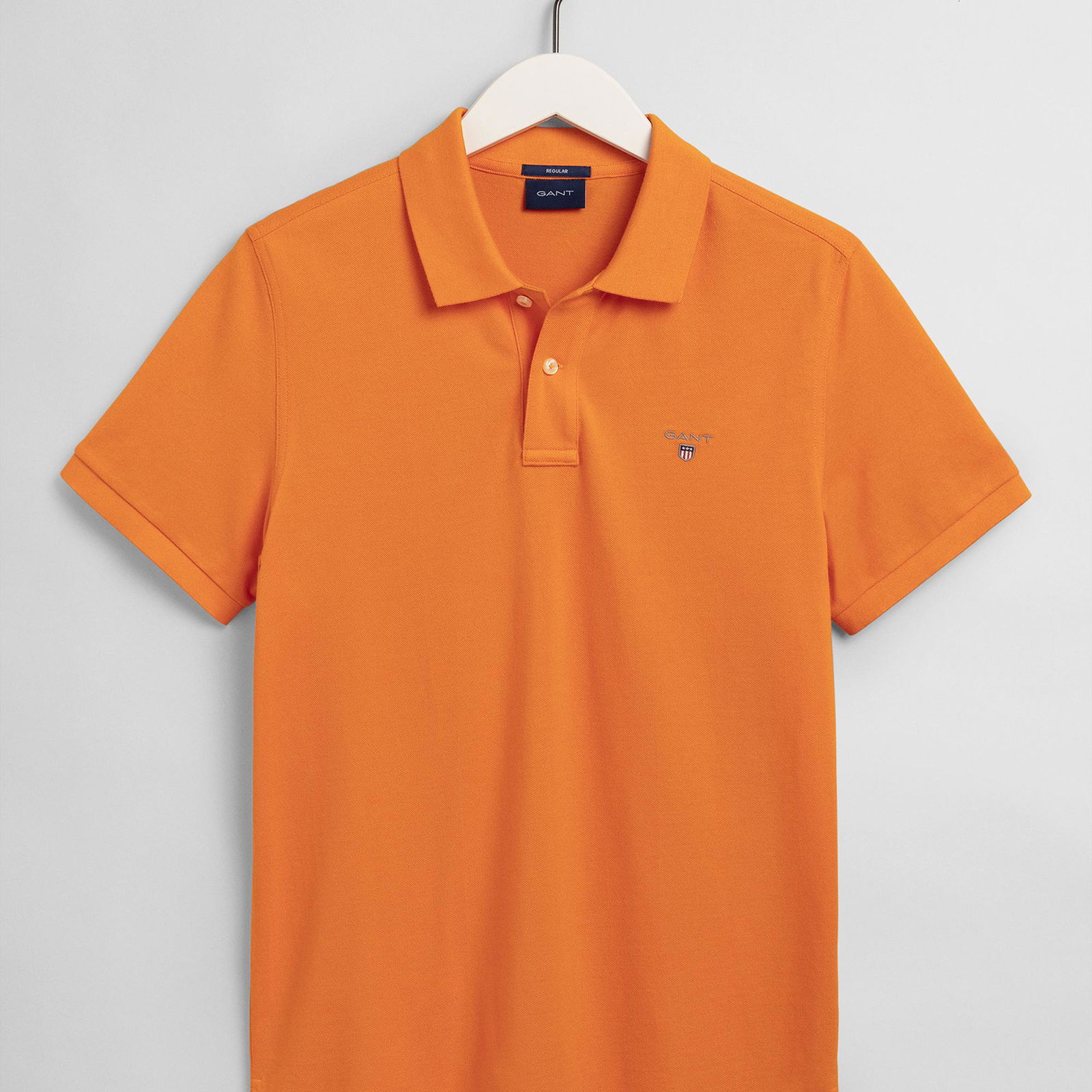 Gant Erkek Turuncu Regular Fit Polo