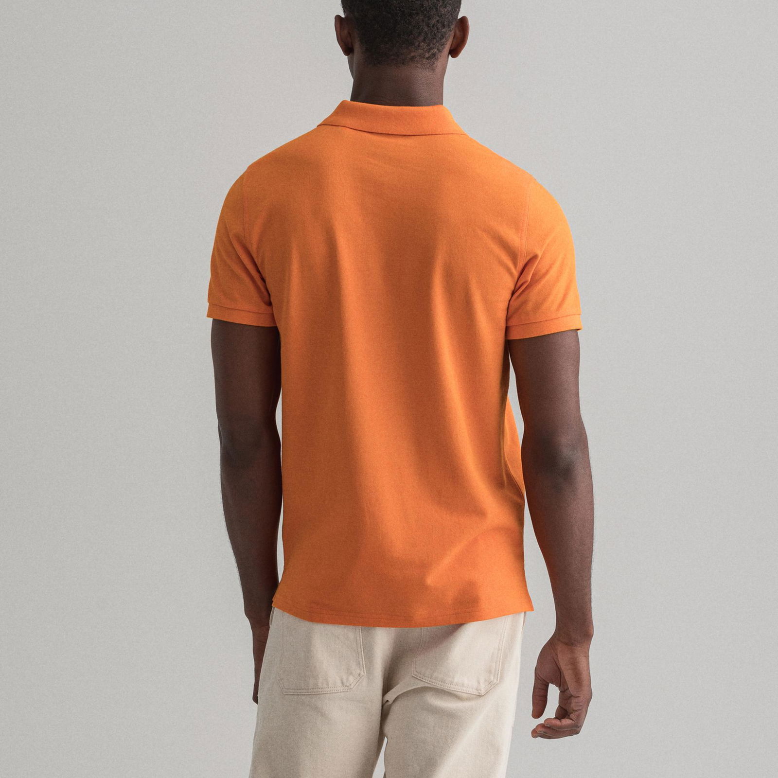 Gant Erkek Turuncu Regular Fit Polo